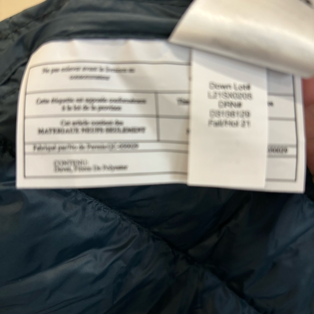 EDDIE BAUER Sz XS CirrusLite Grey Goose Down Slim Puffer Coat Hooded Parka NEW - Picture 14 of 15